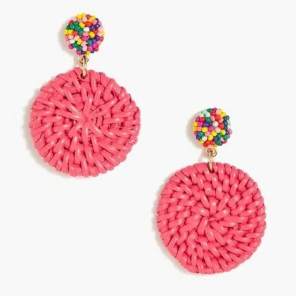J. Crew Rattan Earrings